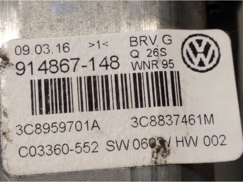 Recambio de elevalunas delantero izquierdo para volkswagen cc (358) basis bluemotiontech referencia OEM IAM 3C8959701A  91486714