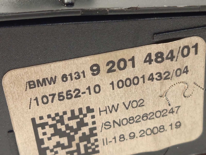 Recambio de mando multifuncion para bmw serie 7 (f01/f02) 740i referencia OEM IAM 9201484  61319201484