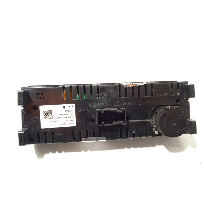 Recambio de mando climatizador para bmw serie 7 (f01/f02) 740i referencia OEM IAM 9194361  61319290752