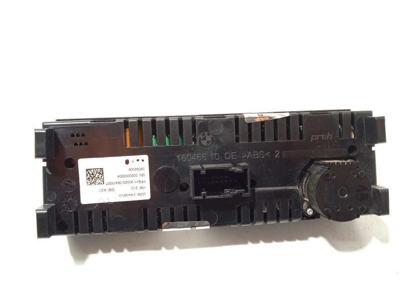 Recambio de mando climatizador para bmw serie 7 (f01/f02) 740i referencia OEM IAM 9194361  61319290752