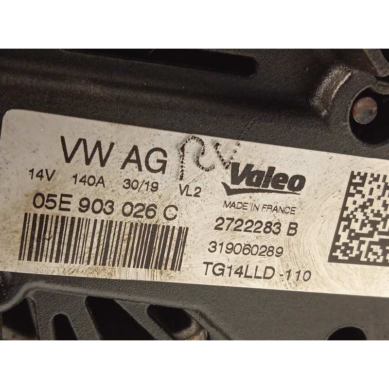 Recambio de alternador para seat ibiza (kj1) fr referencia OEM IAM 05E903026C 2722283B TG14LLD