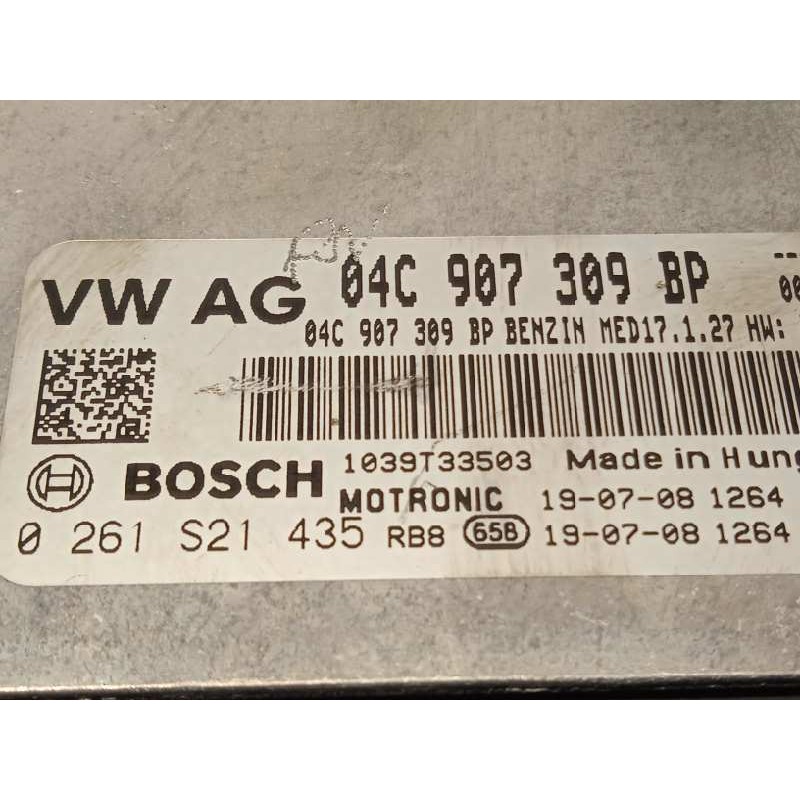 Recambio de centralita motor uce para seat ibiza (kj1) fr referencia OEM IAM 04C907309BP  0261S21435