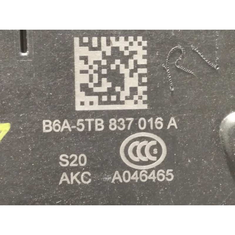 Recambio de cerradura puerta delantera derecha para seat arona 1.0 tsi referencia OEM IAM 5TB837016A  B6A5TB837016A