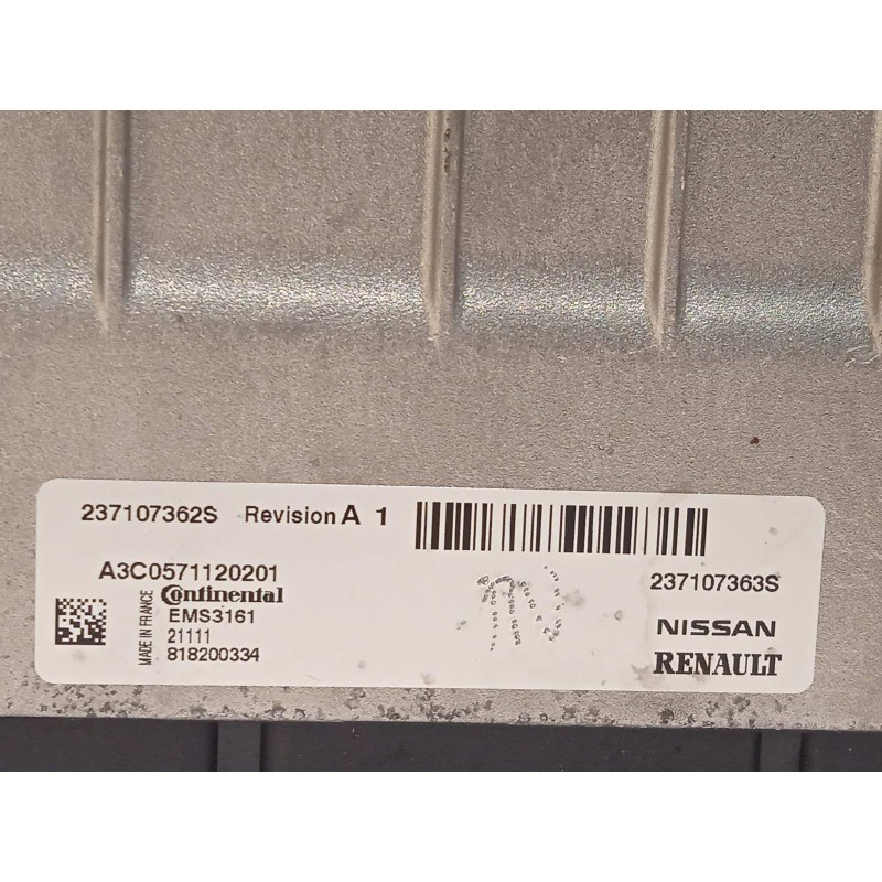 Recambio de centralita motor uce para renault arkana 1.3 referencia OEM IAM 237107363S  