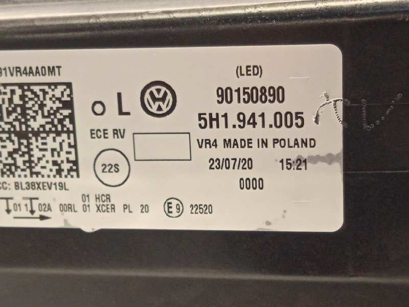 Recambio de faro izquierdo para volkswagen golf viii lim. (cd1) style referencia OEM IAM 5H1941005  90150890