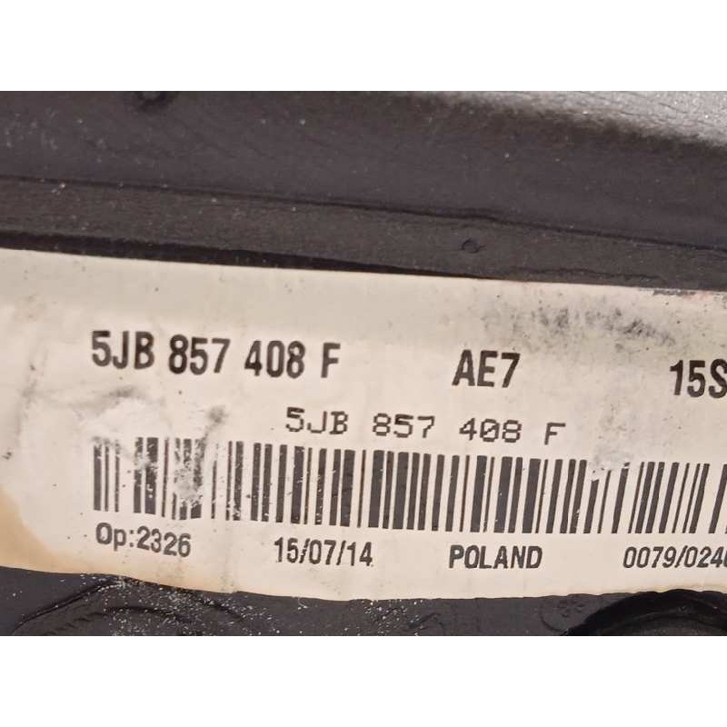 Recambio de retrovisor derecho para seat toledo (kg3) 1.6 tdi referencia OEM IAM 5JB857408F 5JB857508C 5JB857508C9B9