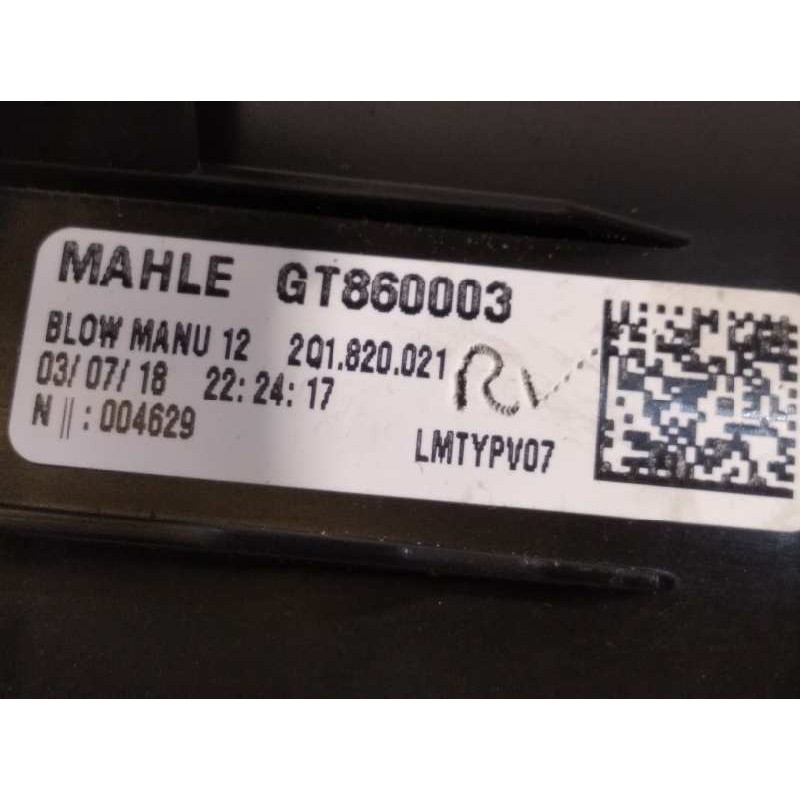 Recambio de motor calefaccion para seat arona 1.0 tsi referencia OEM IAM 2Q1820021  GT860003