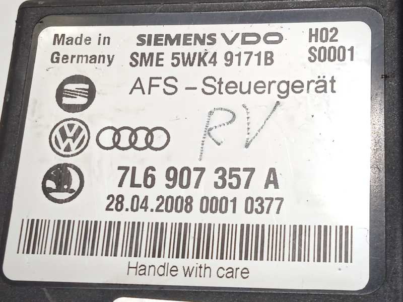 Recambio de centralita luces para volkswagen touareg (7l6) v6 tdi referencia OEM IAM 7L6907357A  5WK49171B
