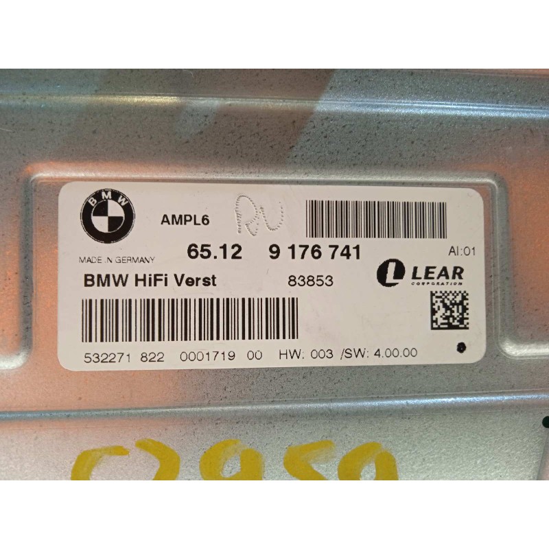 Recambio de modulo electronico para bmw serie 7 (f01/f02) 740i referencia OEM IAM 65129176741  