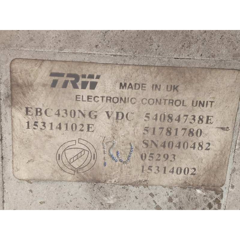 Recambio de abs para alfa romeo 159 (140) 1.9 jtd cat referencia OEM IAM 51781780 15314102E 54084738E