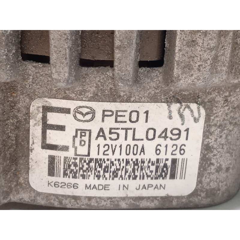 Recambio de alternador para mazda cx-5 2.0 cat referencia OEM IAM PE01 A5TL0491 PE0118300