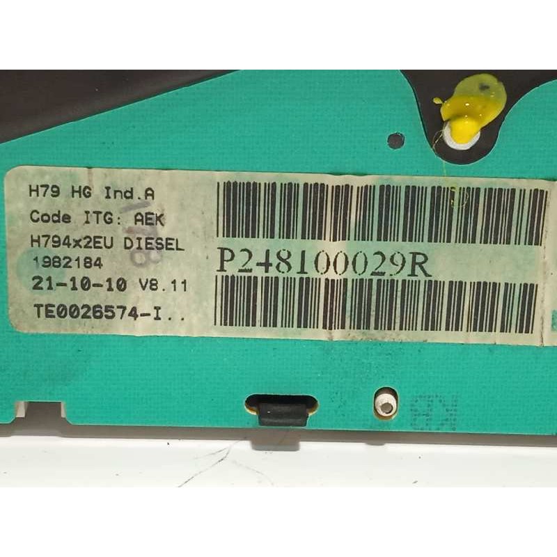 Recambio de cuadro instrumentos para dacia duster 1.5 dci diesel cat referencia OEM IAM P248100029R  248100029R