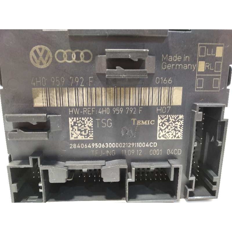 Recambio de centralita confort para volkswagen touareg (7p5) 3.0 v6 tdi referencia OEM IAM 4H0959792F  