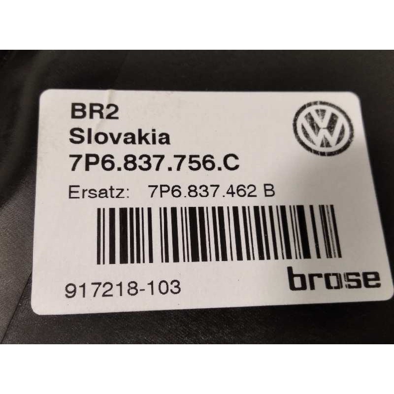 Recambio de elevalunas delantero derecho para volkswagen touareg (7p5) 3.0 v6 tdi referencia OEM IAM 7P6837462B  8K0959802B