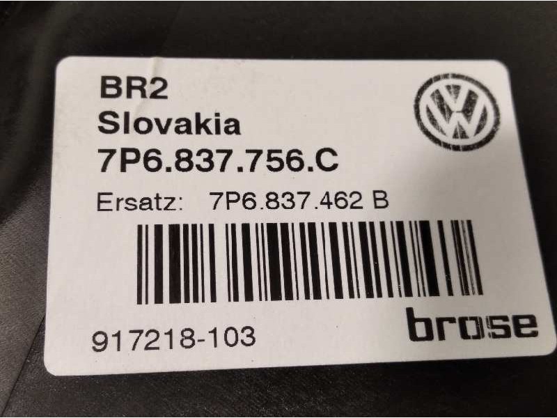 Recambio de elevalunas delantero derecho para volkswagen touareg (7p5) 3.0 v6 tdi referencia OEM IAM 7P6837462B  8K0959802B