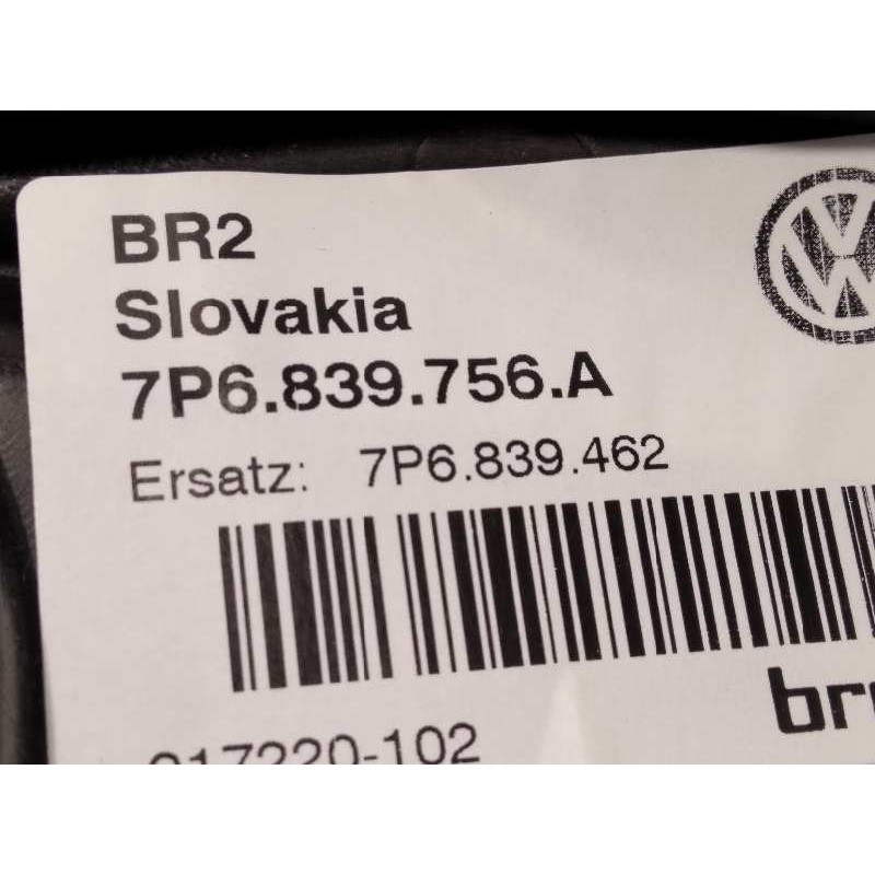 Recambio de elevalunas trasero derecho para volkswagen touareg (7p5) 3.0 v6 tdi referencia OEM IAM 7P6839756A  8K0959811A
