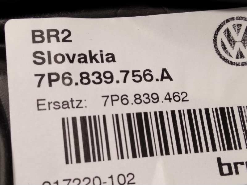Recambio de elevalunas trasero derecho para volkswagen touareg (7p5) 3.0 v6 tdi referencia OEM IAM 7P6839756A  8K0959811A