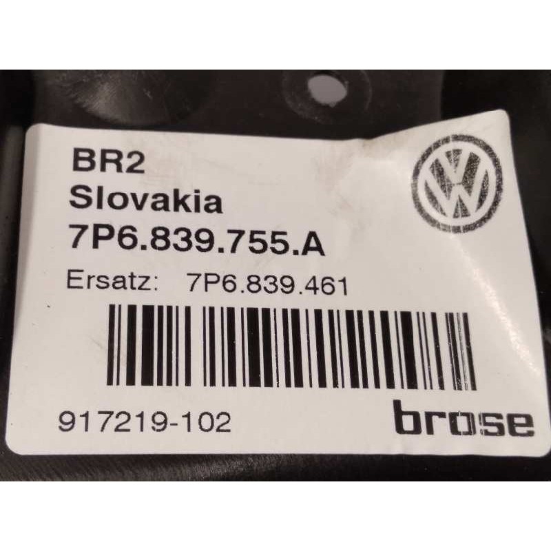 Recambio de elevalunas trasero izquierdo para volkswagen touareg (7p5) 3.0 v6 tdi referencia OEM IAM 7P6839755A  8K0959812A