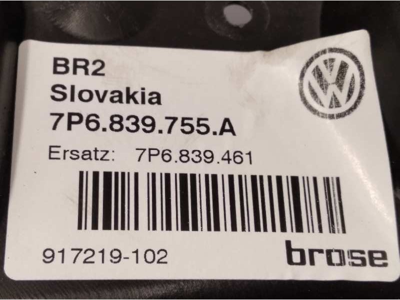 Recambio de elevalunas trasero izquierdo para volkswagen touareg (7p5) 3.0 v6 tdi referencia OEM IAM 7P6839755A  8K0959812A