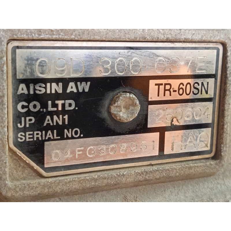 Recambio de caja cambios para volkswagen touareg (7la) tdi v10 referencia OEM IAM HAQ  9D300037E