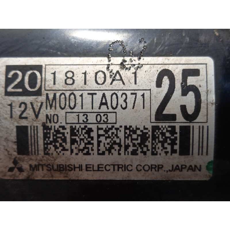 Recambio de motor arranque para mitsubishi asx (ga0w) motion 4wd referencia OEM IAM 1810A125  M001TA0371