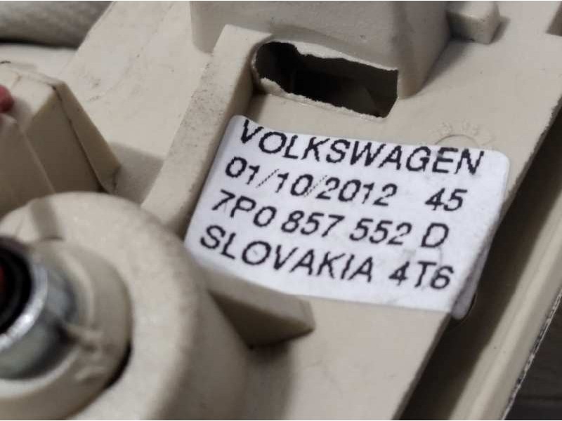 Recambio de parasol derecho para volkswagen touareg (7p5) 3.0 v6 tdi referencia OEM IAM 7P0857552D  7P0857552D4T6