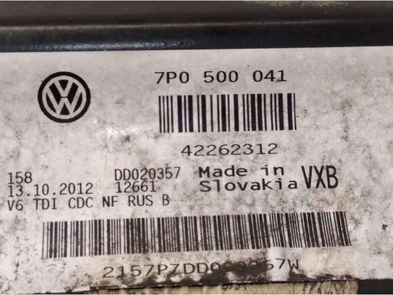 Recambio de puente trasero para volkswagen touareg (7p5) 3.0 v6 tdi referencia OEM IAM 7P0500041  