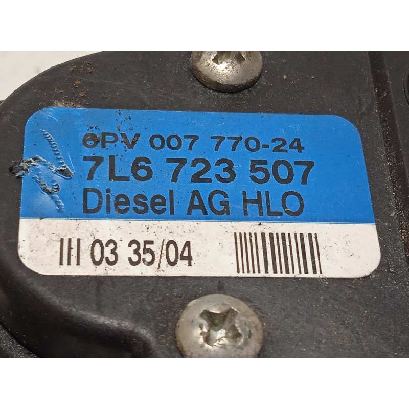 Recambio de potenciometro pedal para volkswagen touareg (7la) tdi v10 referencia OEM IAM 7L6723507  6PV00777024