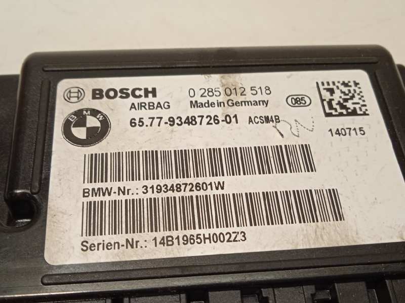Recambio de centralita airbag para bmw serie 1 lim. (f20) 118i referencia OEM IAM 65779348726  0285012518
