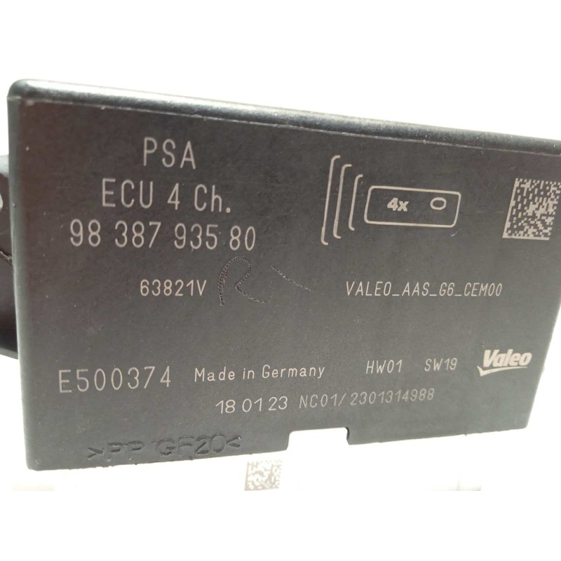 Recambio de modulo electronico para peugeot 208 (p2) active referencia OEM IAM 9838793580  