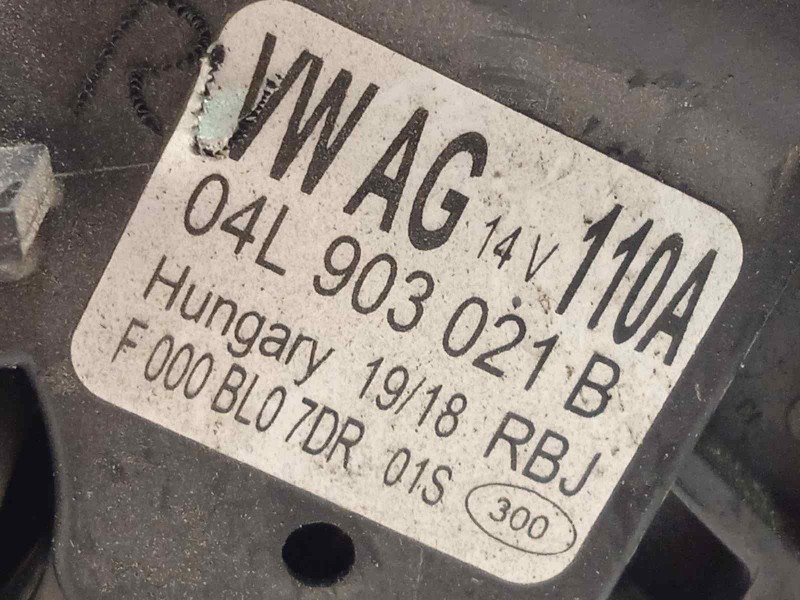 Recambio de alternador para seat ibiza (kj1) style referencia OEM IAM 04L903021B  F000BL07DR