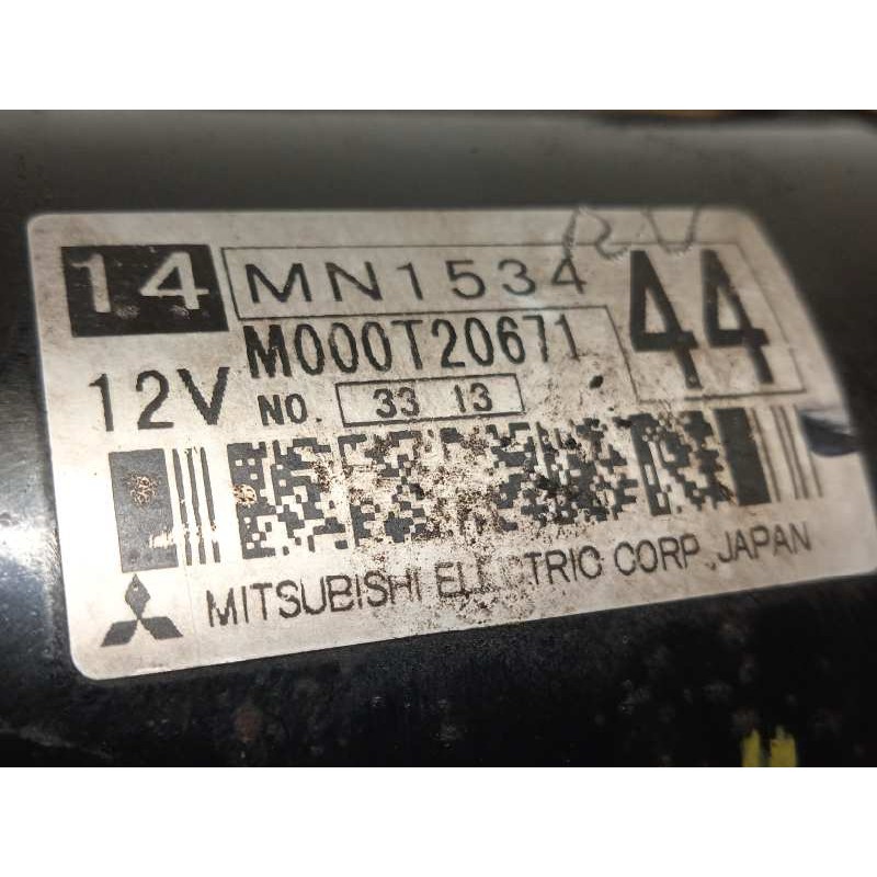 Recambio de motor arranque para mitsubishi outlander (cu0w) 2.0 cat referencia OEM IAM MN153444  