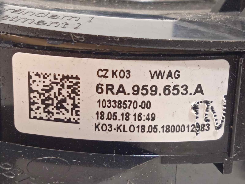 Recambio de anillo airbag para seat ibiza (kj1) style referencia OEM IAM 6RA959653A  