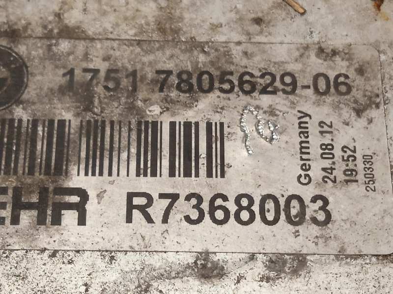 Recambio de intercooler para bmw serie 7 (f01/f02) 730ld referencia OEM IAM 17517805629  