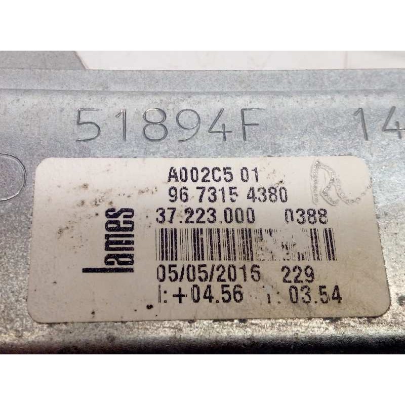 Recambio de elevalunas delantero derecho para peugeot 208 1.6 blue-hdi fap referencia OEM IAM 9673154380  9674254380