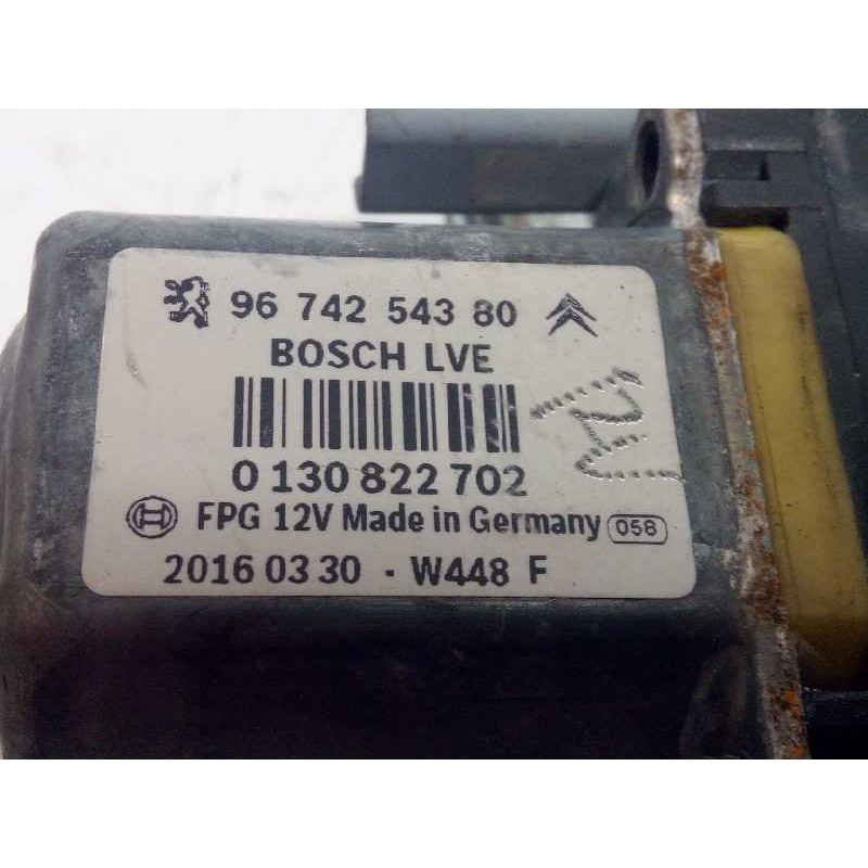 Recambio de elevalunas delantero derecho para peugeot 208 1.6 blue-hdi fap referencia OEM IAM 9673154380  9674254380
