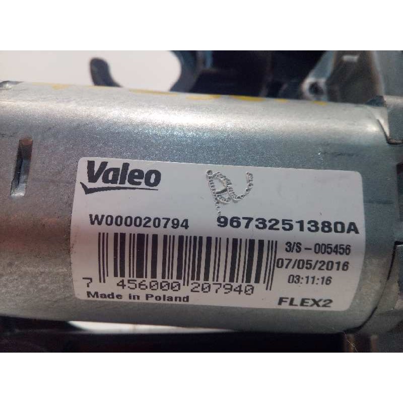 Recambio de motor limpia trasero para peugeot 208 1.6 blue-hdi fap referencia OEM IAM 9673251380  