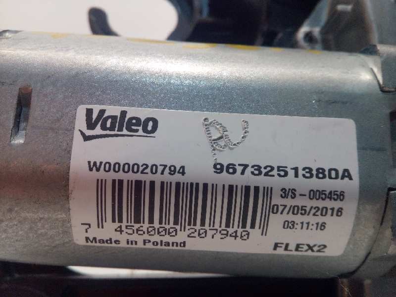 Recambio de motor limpia trasero para peugeot 208 1.6 blue-hdi fap referencia OEM IAM 9673251380  