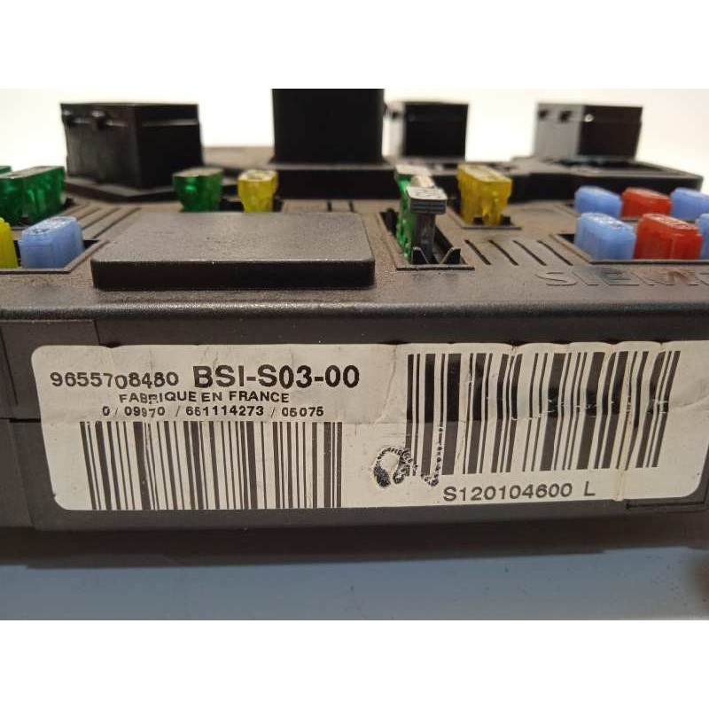 Recambio de caja reles / fusibles para peugeot 407 sw st confort referencia OEM IAM 9655708480  S120104600L