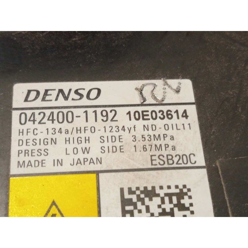 Recambio de compresor aire acondicionado para toyota corolla (e21) referencia OEM IAM 0424001192  8837012070