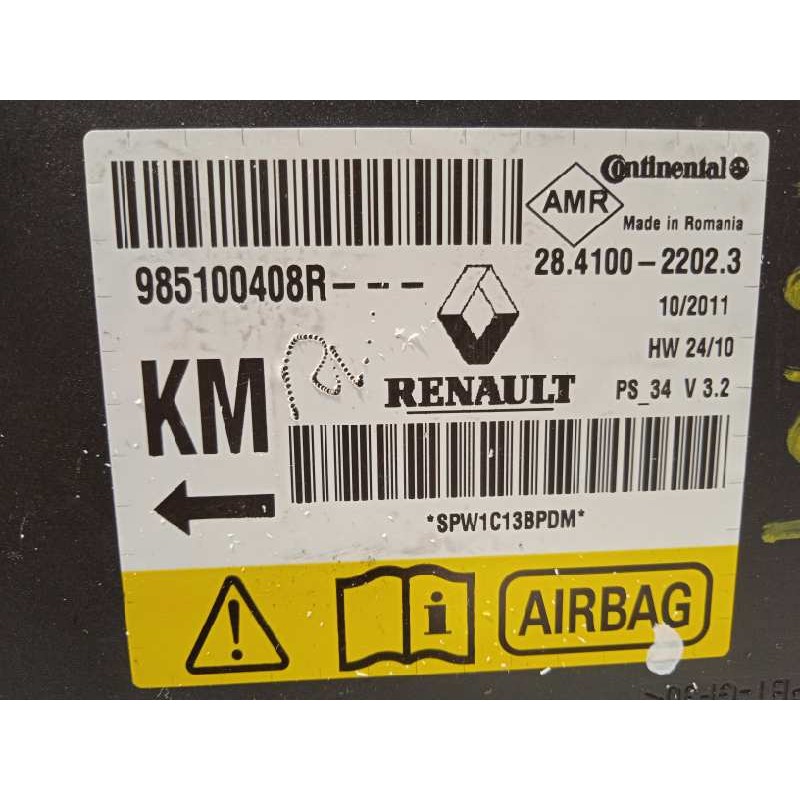 Recambio de centralita airbag para renault scenic iii 1.5 dci diesel fap referencia OEM IAM 985100408R  28410022023