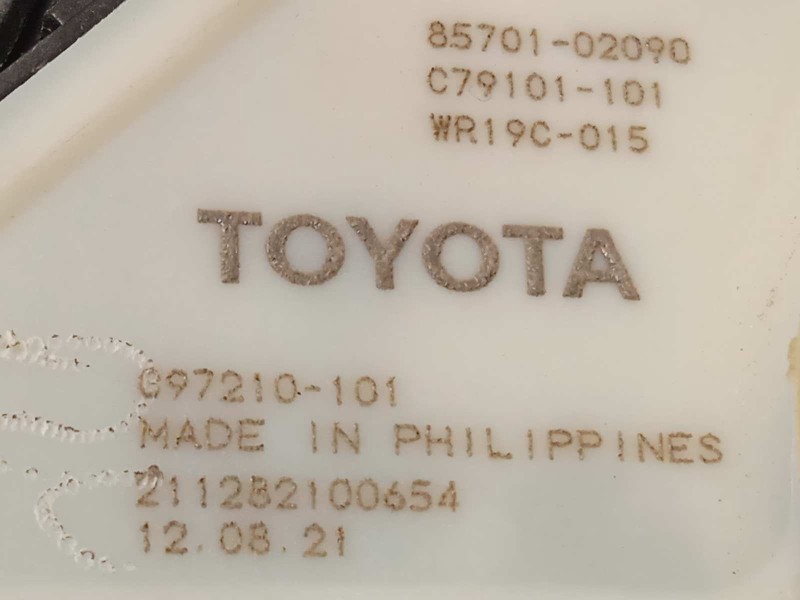 Recambio de elevalunas delantero derecho para toyota corolla (e21) referencia OEM IAM 6981002721  8570102090