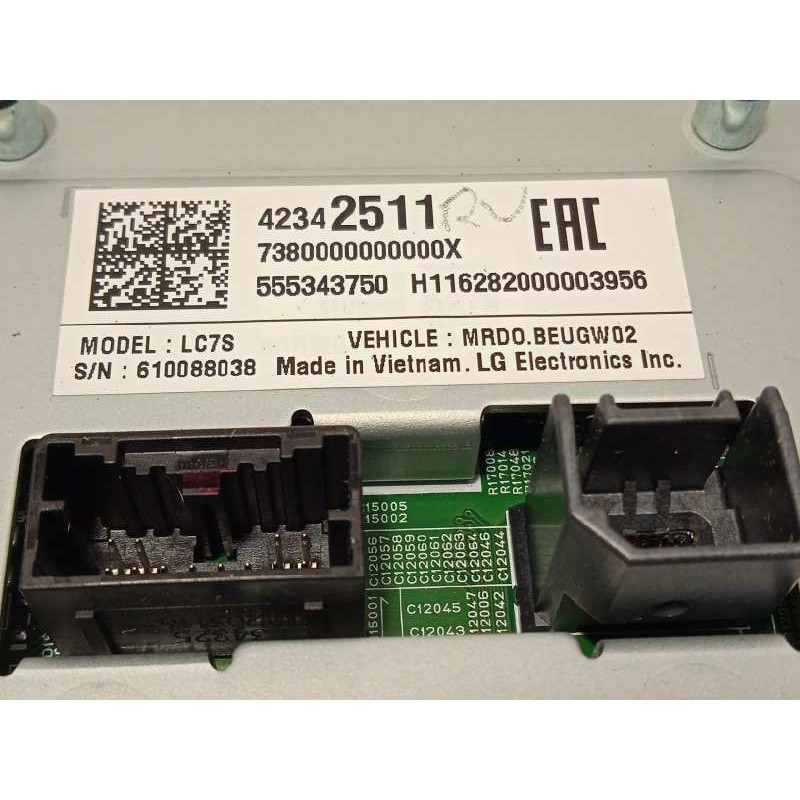 Recambio de pantalla multifuncion para opel astra k lim. 5türig dynamic referencia OEM IAM 42342511  555343750