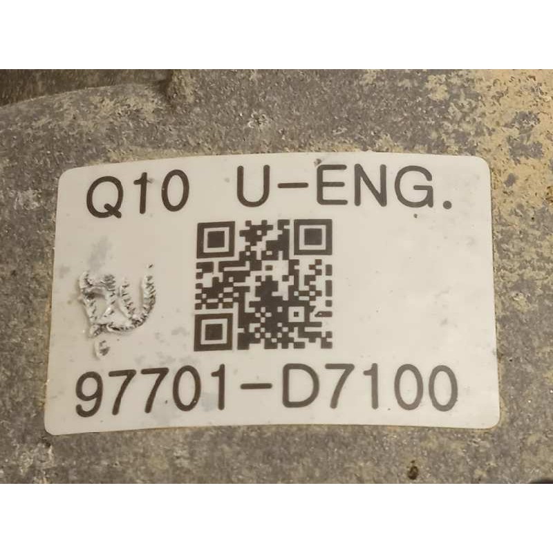 Recambio de compresor aire acondicionado para hyundai tucson 1.7 crdi cat referencia OEM IAM 97701D7100  VS16E