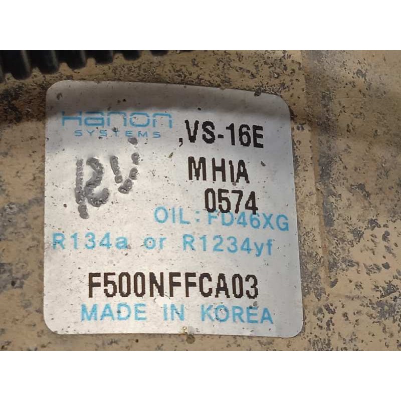 Recambio de compresor aire acondicionado para hyundai tucson 1.7 crdi cat referencia OEM IAM 97701D7100  VS16E