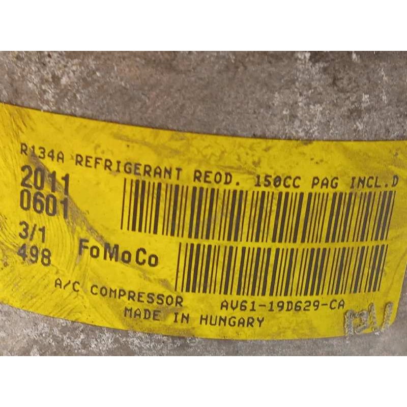 Recambio de compresor aire acondicionado para ford focus turn. (cb8) trend referencia OEM IAM AV6119D629CA  