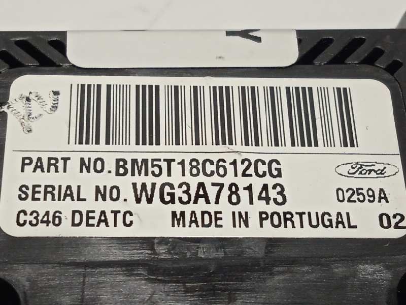 Recambio de mando climatizador para ford focus turn. (cb8) trend referencia OEM IAM BM5T18C612CG  1866942