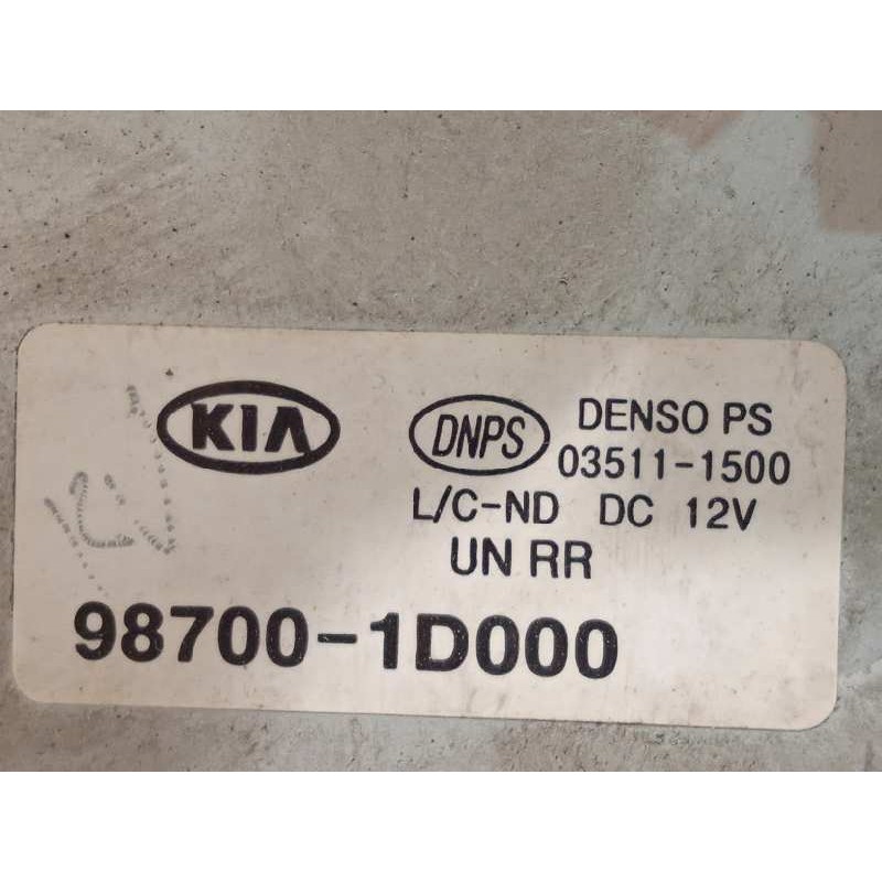 Recambio de motor limpia trasero para kia carens (un) 2.0 crdi referencia OEM IAM 987001D000  