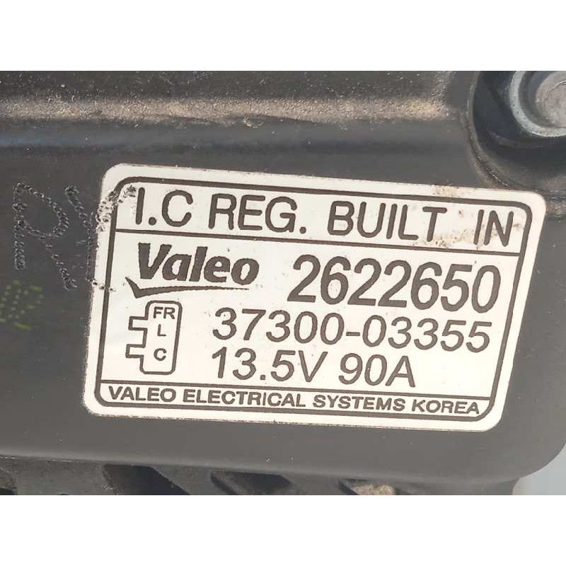 Recambio de alternador para kia rio drive referencia OEM IAM 2622650  3730003355