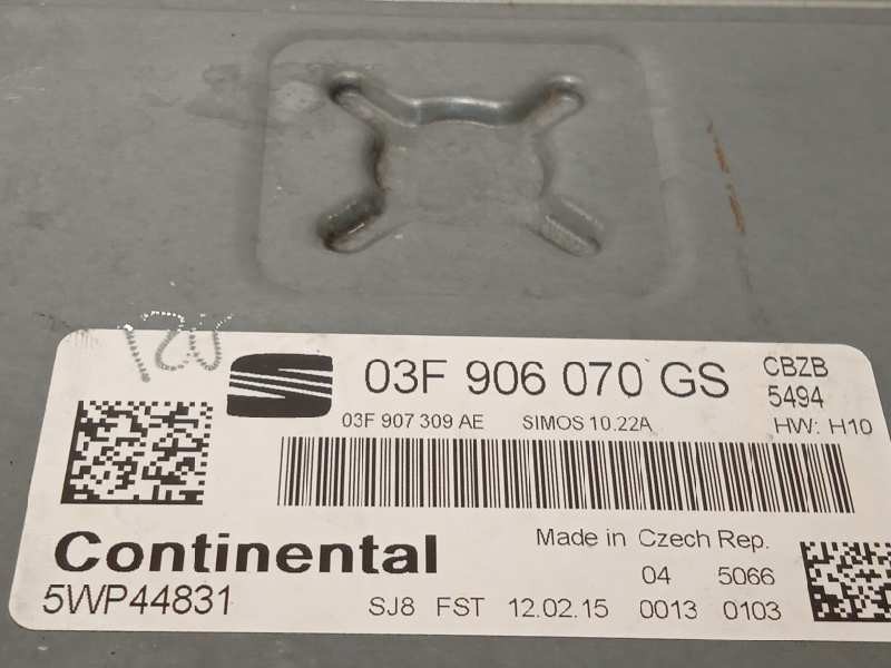 Recambio de centralita motor uce para seat ibiza sc (6j1) stylance / style referencia OEM IAM 03F906070GS  5WP44831